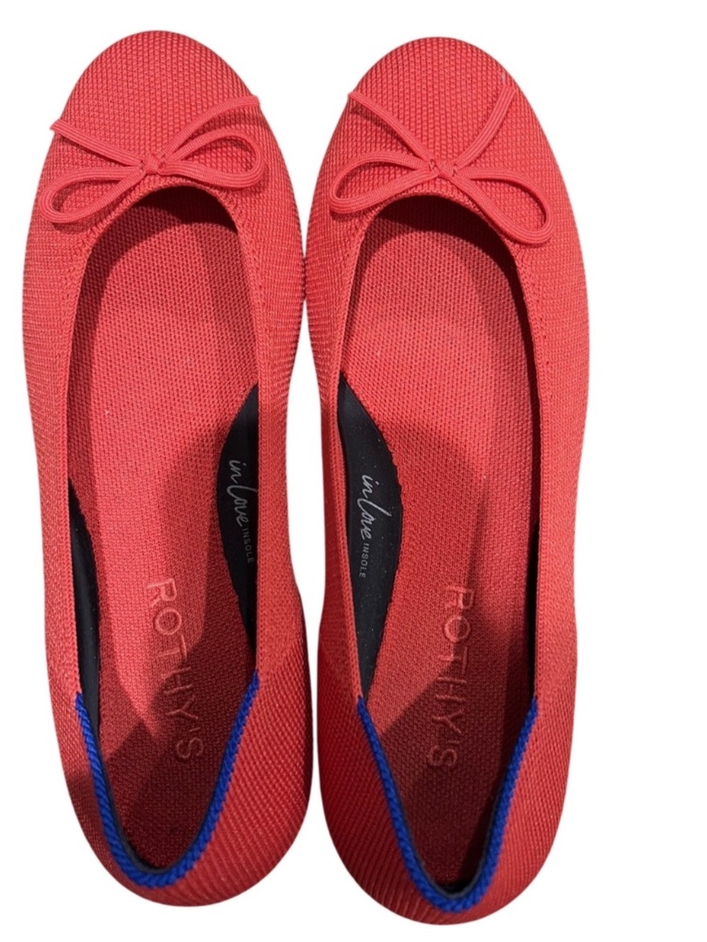Rothy’s Red Ballet Flats size 6